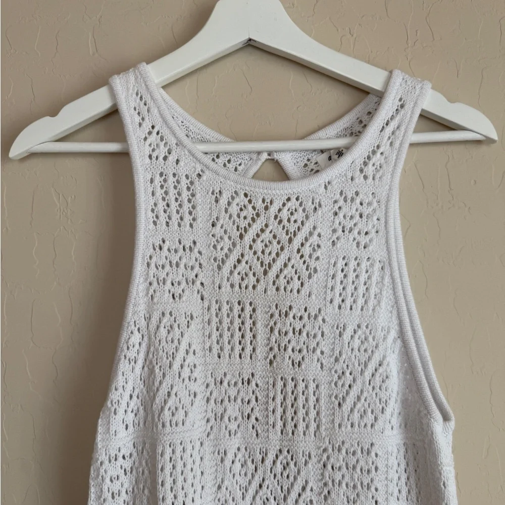 Aerie White Crochet Swim Coverup - Picture 4 of 9